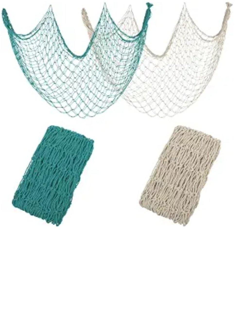 2 Pack Fish Net Decorations for Party